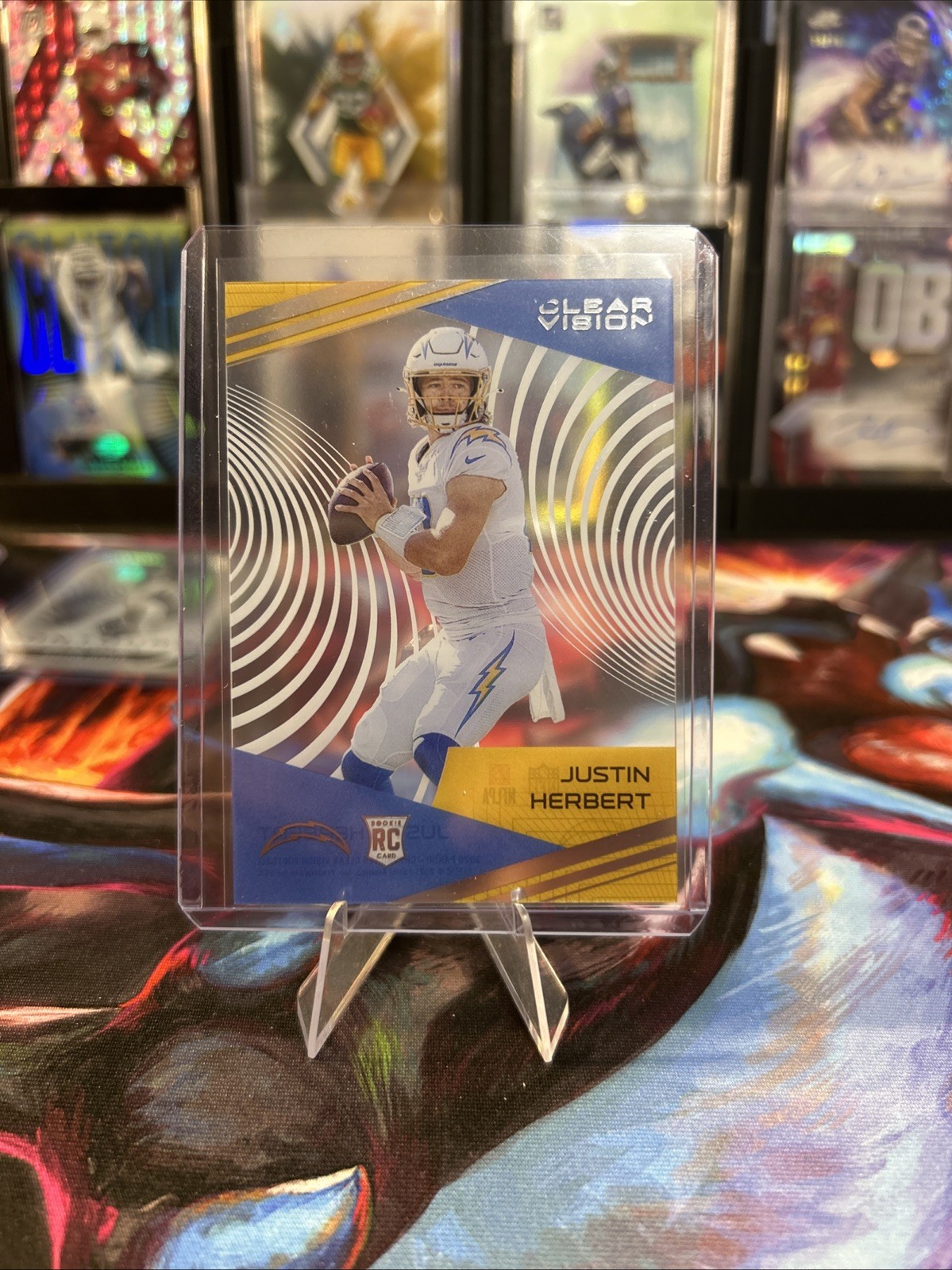 2020 Panini Chronicles - Clear Vision Rookies Justin Herbert #CV-3 (RC)