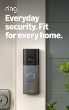 Ring Battery Doorbell newest model Retinal 2K with wide-angle video, up to 6