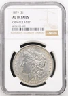 1979 Morgan Silver Dollar NGC AU55 OBV Cleaned
