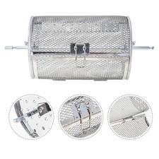  Cages De Grillades En Acier Inoxydable Ensemble Paniers À Griller Roulants