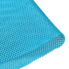 Speaker Grill Cloth 1x1.45M Polyester Fiber Stereo Mesh Fabric Blue