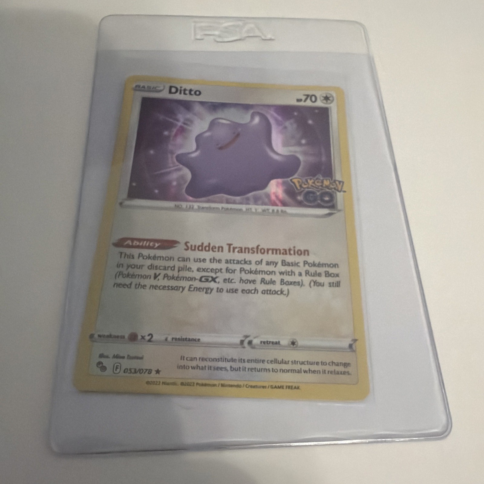 Ditto 053/078 Pokémon GO Holo
