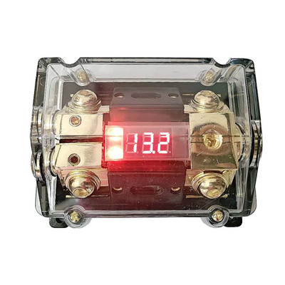 Car Audio Digital Led Display Fuse Holder ANL Include 2 Fuses Distribution Block