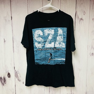 SZA 2023 Concert Black Shirt North American Tour With Omar Apollo Size Medium