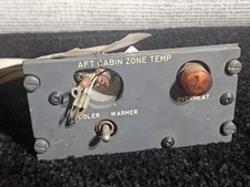 Boeing 727 Aft Cabin Zone Temp Control Panel Assembly 69-25893-5