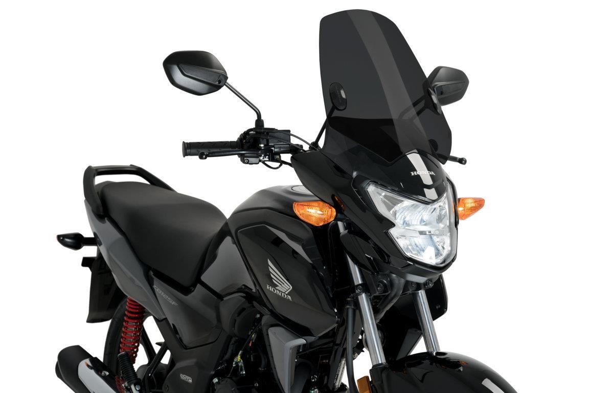 Puig Sport Screen Windshield Deflector Dark Smoke Honda CB 125 F 2015 - 2024