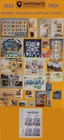 Ukraine 2024 year, COMPLETE Full Set of Ukrainian stamps + sheet russian navy
