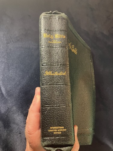 CHRISTIAN WORKER’S BIBLE Illustrated Thumb-Indexed w Encyclopedia 1993 SUPERIOR - Foto 2 di 21