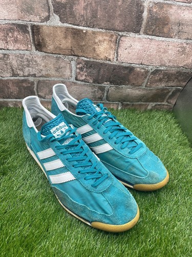 Adidas SL72 Originals UK 11 Mens Trainers - Emerald Green/White - Picture 9 of 12