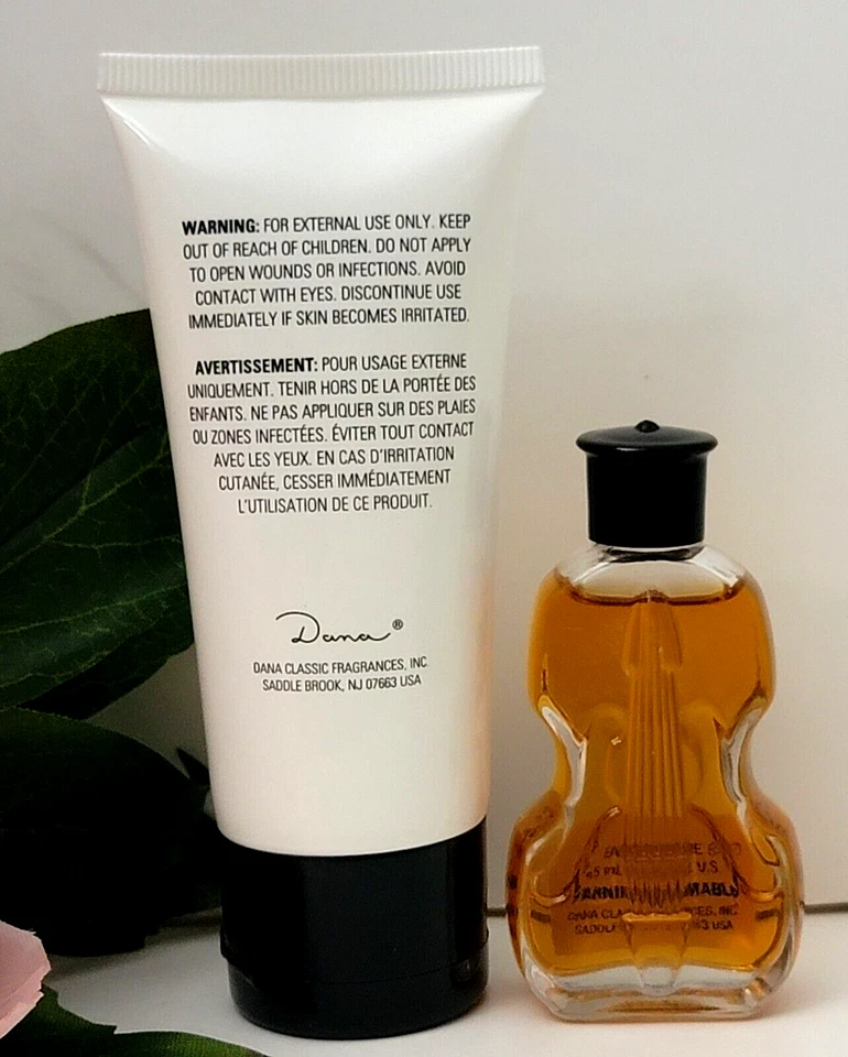 Loção Corporal TABU 2 fl oz + 1 Mini Splash GRÁTIS 0,5 fl oz por Dana VINTAGE - Imagem 3 de 3