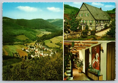 Postcard Germany Reiterhof St Georg Horse Riding School 37W