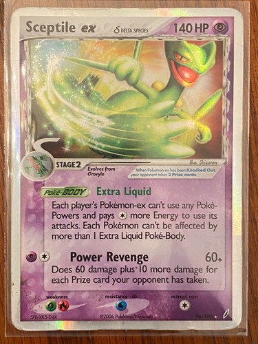 2006 Sceptile ex 96/100 holo