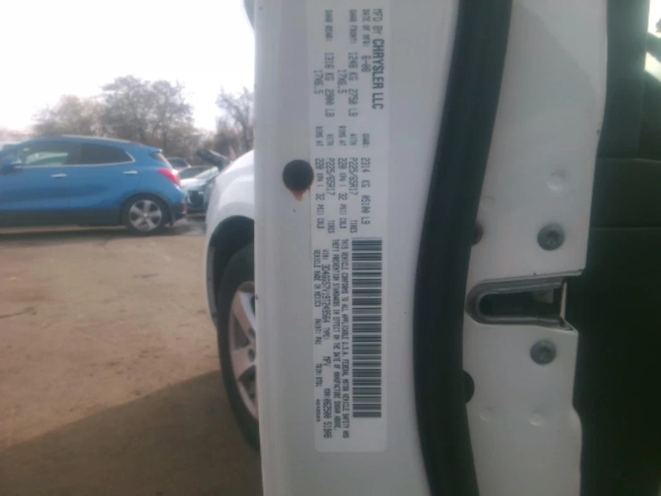 2009 Dodge Journey Instrument Panel Air Bag - Used, White, 154K Miles Foto 4 de 4