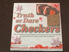 New Truth Or Dare Adult Checkers Board Game 2010 Eastern Unlimited Valentine