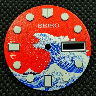 New GODZILLA KANAGAWA WAVE Dial for SKX007 7S26 NH36 4R36 New GODZILLA KANAGAWA WAVE Dial for SKX007 7S26 NH36 4R36