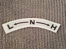 Kubota 37150-24580 L-N-H SHIFT LABEL - DISCONTINUED - Quality Reproduction