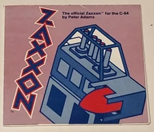 ZAXXON Commodore 64 Vintage 1984 Video Game Instruction Booklet