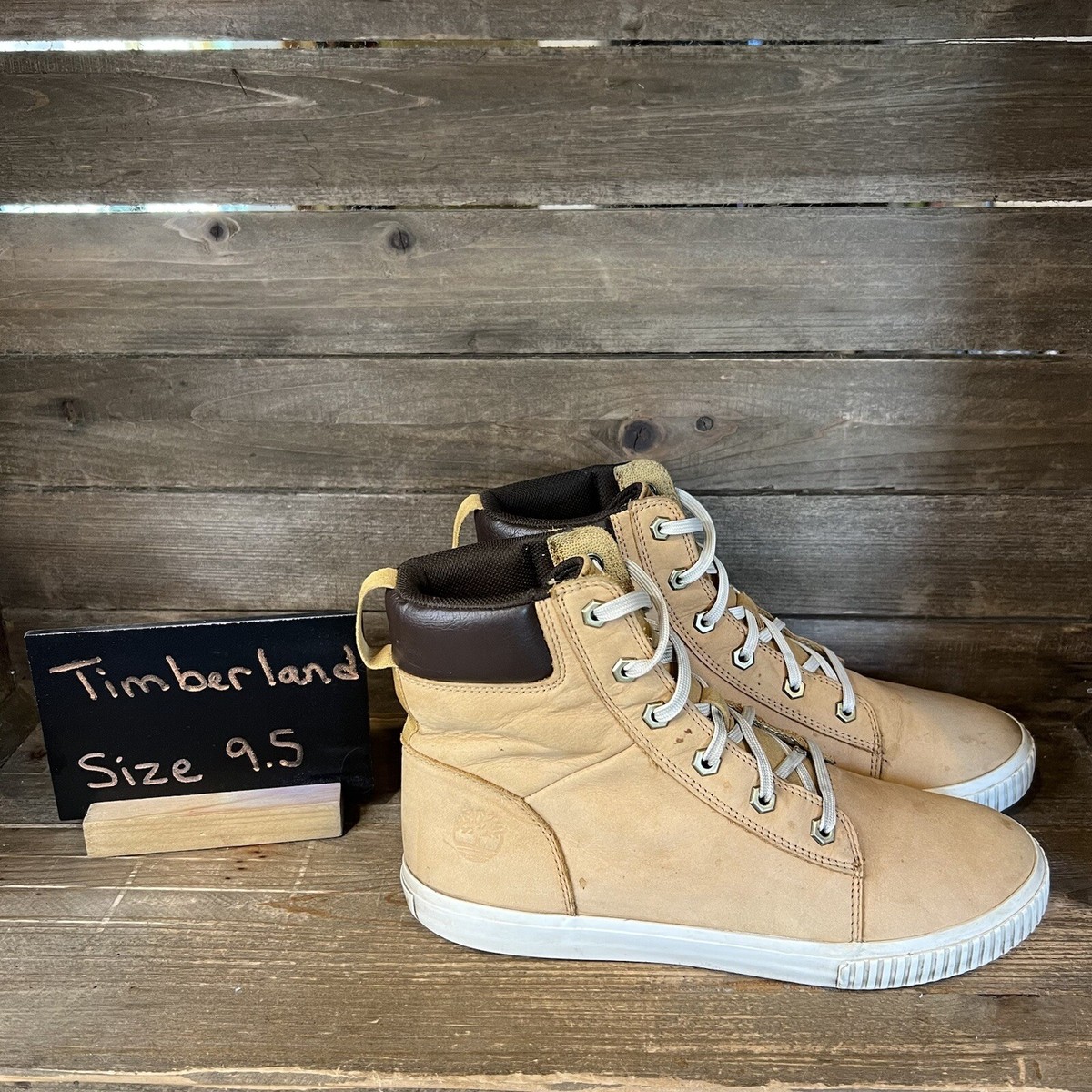 Womens Timberland Skyla Bay Inch Wheat High Top Sneakers Shoes
