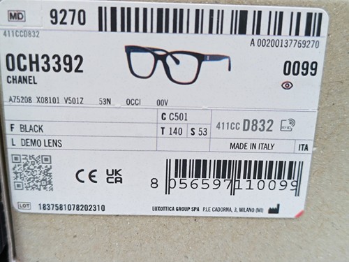 CHANEL Eyeglasses CH3392 Brille 53 17 140 - Afbeelding 11 van 11
