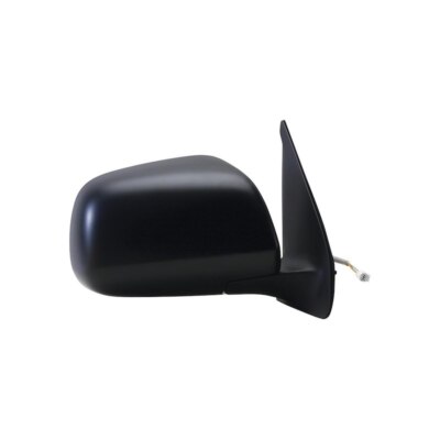 K Source 70075T Exterior Mirror; OEM Replacement; Single; Black; Electric; Folda