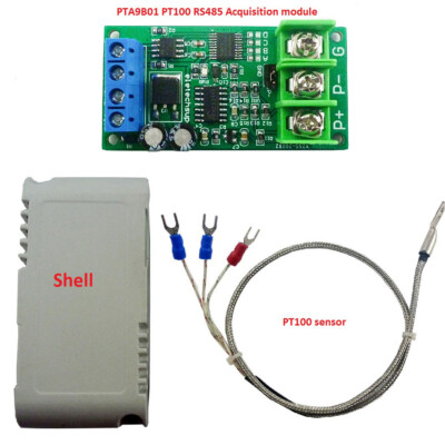 PT100 Thermocouple Temperature Detector Sensor  RTD Converter RS485 Modbus Rtu