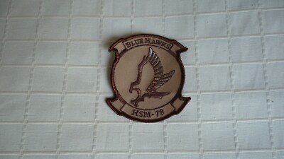 HSM-78 Blue Hawks MH-60R Seahawk Desert Chest Patch Original