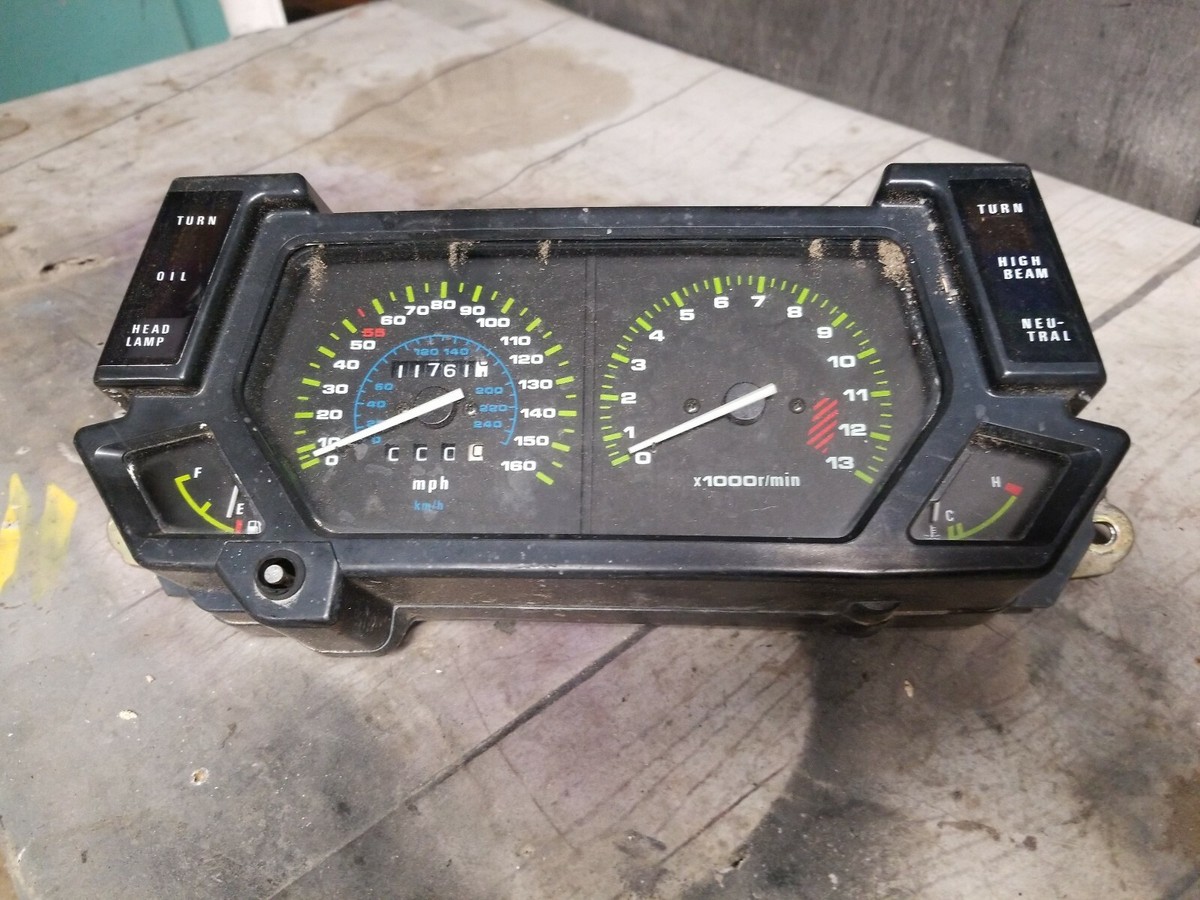 1991 Kawasaki Ninja Zx600c Gauges 11k Miles | eBay