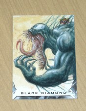 2021 UD Marvel Black Diamond sketch card 1/1 Ian Quirante VENOM