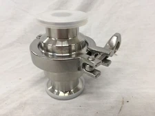 SS304 1” Stainless Steel Sanitary Valve 1" Tri Clamp - NEW