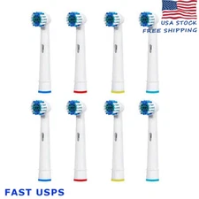 8pcs Toothbrush Heads for Oral B Braun Precision Clean 7000/Pro 1000/9600/ 5000