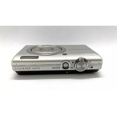 Nikon COOLPIX S570 Digital Camera 12.0MP 5x Optical Zoom Smile