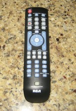 RCA RCRN03BR 3-Device Universal Remote Control with Green Partially Backlit.