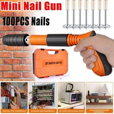 Manuelle Nagelpistole Beton Nagelpistole 5 Gang Mini Nagelpistole mit 100 N&auml;geln