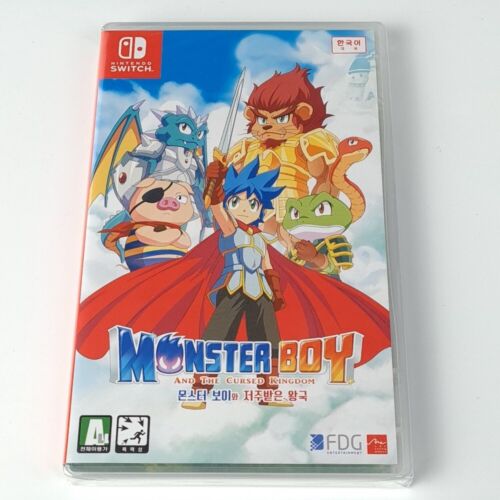 Monster Boy And The Cursed Kingdom Korean Edition (Multi-language) Switch NEW - Photo 1/5