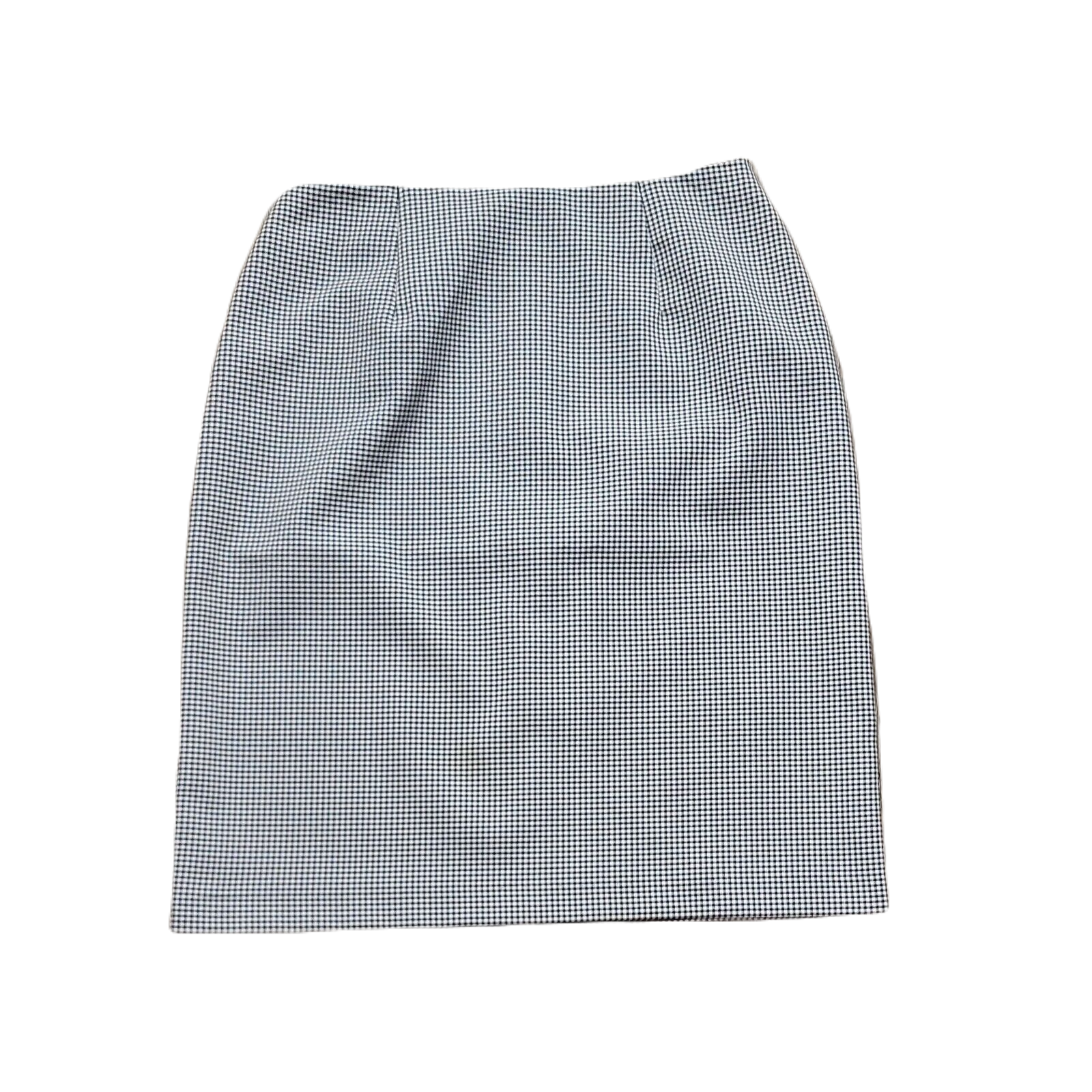 Classy Black & White Knee-Length Skirt Size 10 by Connected Apparel