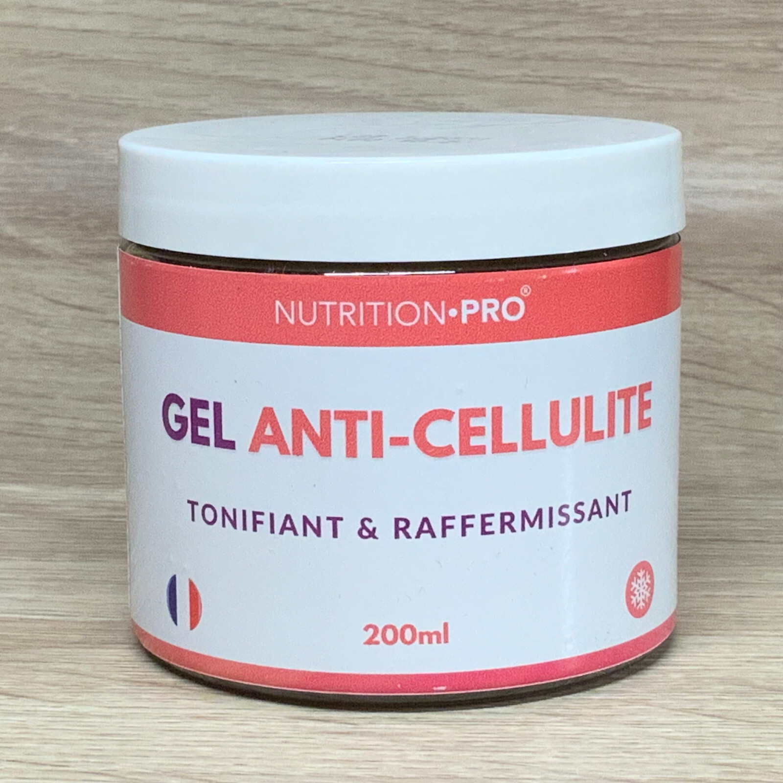 Gel anti cellulite NUTRITION PRO 200ml soin tonifiant raffermissant corps