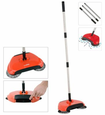 Automatische Kehrbesen Kehrmaschine Bodenreinigung Mopp mit Mülleimer Staub