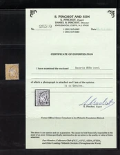 KMC4076-Germany-Bavaria #28a (G727) Coat of Arms, "CERT", Used,FVF,CV$360.00