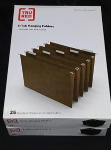 Lot Of 2 Boxes, Hanging File Folders, Letter Size, 25pcs Ea. 4 More Available! 