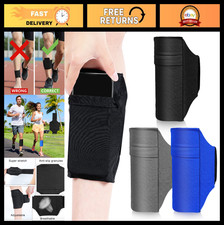 3 Pack Adjustable Cell Phone Leg Strap Holder - Non-Slip Calf Band for Running,