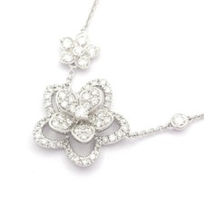 GRAFF Wildflower Double Diamond Pendant RGP790 18K White Gold Diamond G******