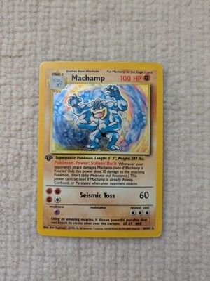 Machamp 008/102 Deck Exclusives Holo 1. Edition