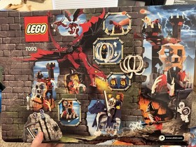 LEGO Skeleton Tower 7093 Fantasy Era Castle (Complete W/ Box & Instr., No Figs)