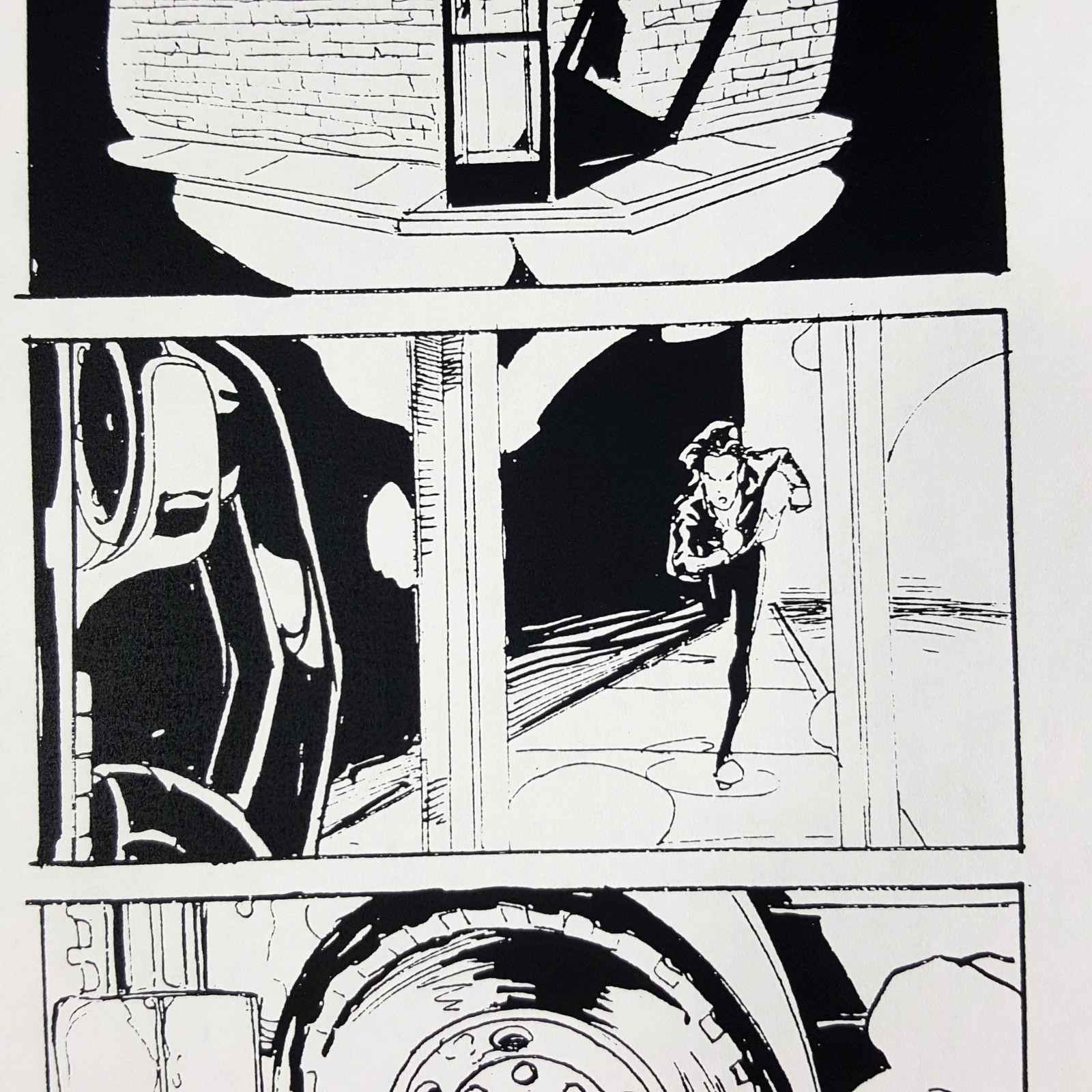 Image 4 of The Matrix Production Used Storyboard Trinity Chase CH83-86 Movie Prop
