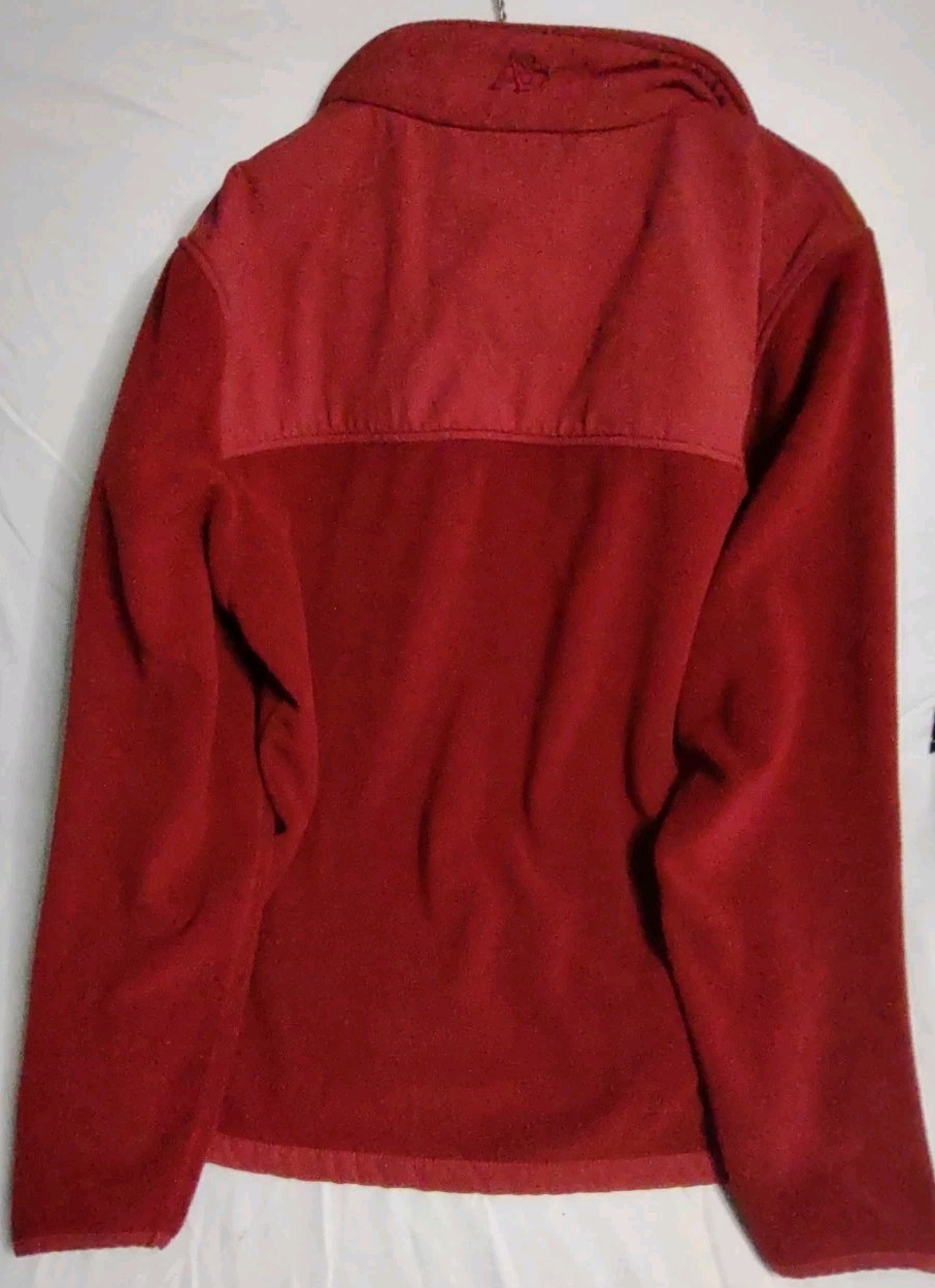 Aeropostale Size Medium Solid Full Zip Fleece Jac… - image 5