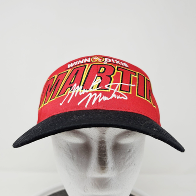 #ad Vintage Mark Martin Hat Cap Snap Back Mens One Size Red NASCAR Winn Dixie 60 $17.99