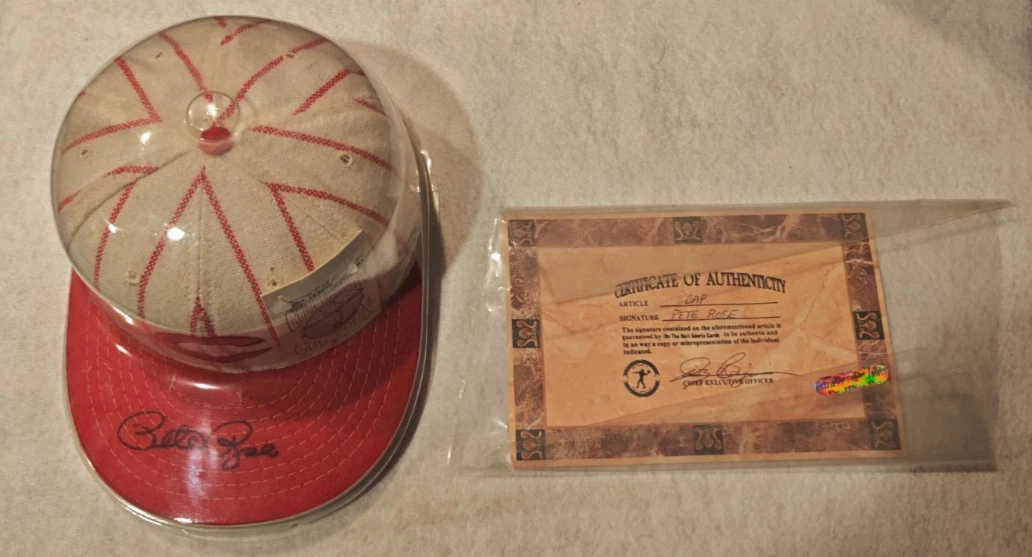 Pete Rose Baseball MLB Original Autographed Hats for sale | eBay