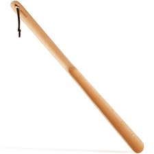 CHOSIN Shoe Horn Long Handle for Seniors, 24" Long Shoehorn Wooden ... Fast Ship