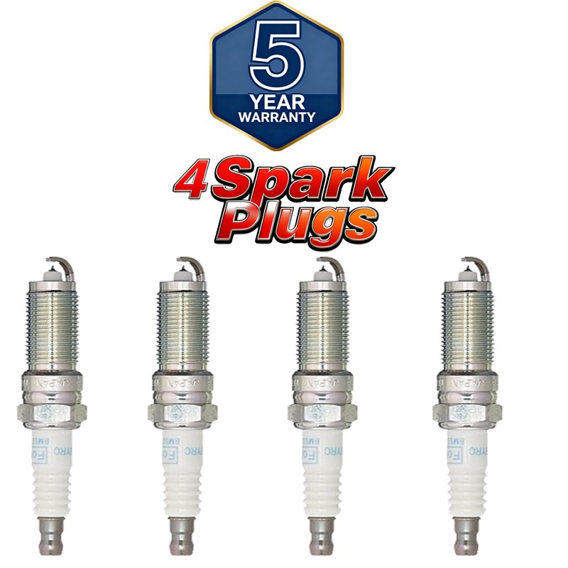 Set of 4 Iridium Ford Motorcraft SP-532 - CYFS-13Y-RC Spark Plugs For Ford 1.6L