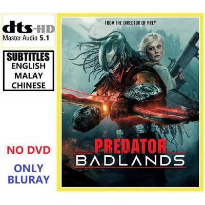 Predator: Badlands (2025) Blu-ray Movie Action Sci-Fi 1080p Region Free